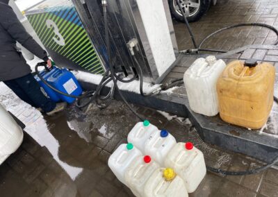 Fuel for Kharkiv volunteers' cars