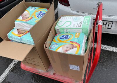 Diapers and nappies for the perinatal center Kharkiv